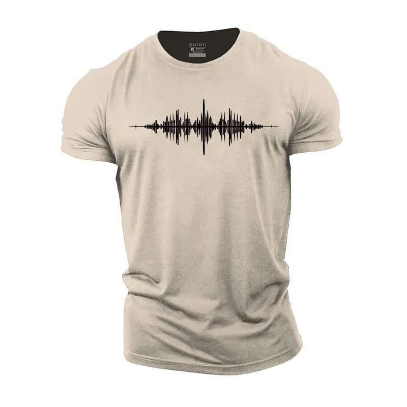 Audio Spectrum Cotton T-Shirt