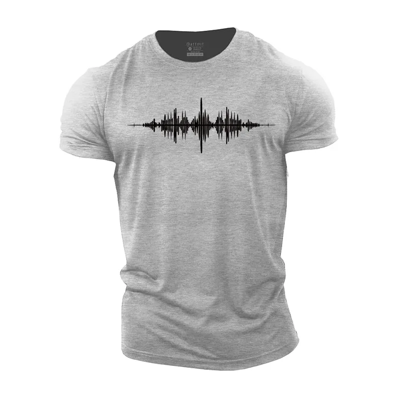 Audio Spectrum Cotton T-Shirt