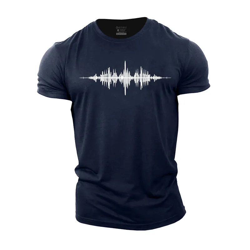 Audio Spectrum Cotton T-Shirt