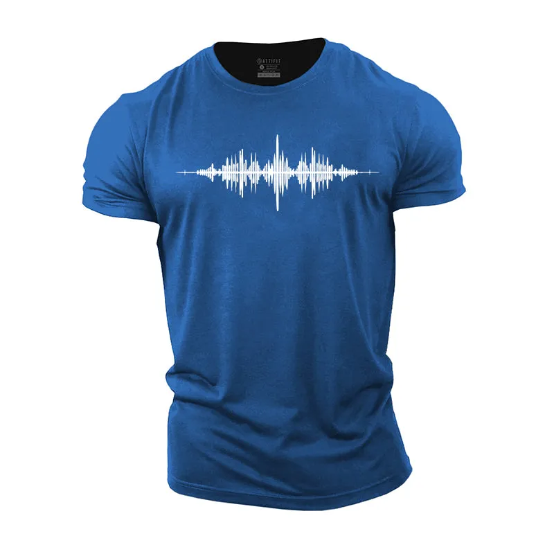 Audio Spectrum Cotton T-Shirt
