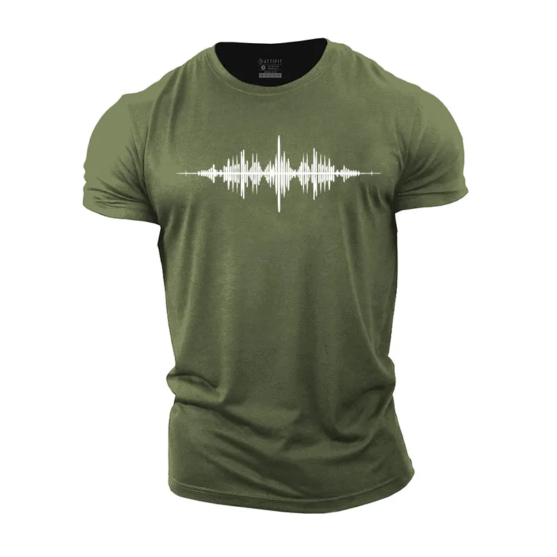Audio Spectrum Cotton T-Shirt
