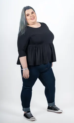 Black Babydoll Top