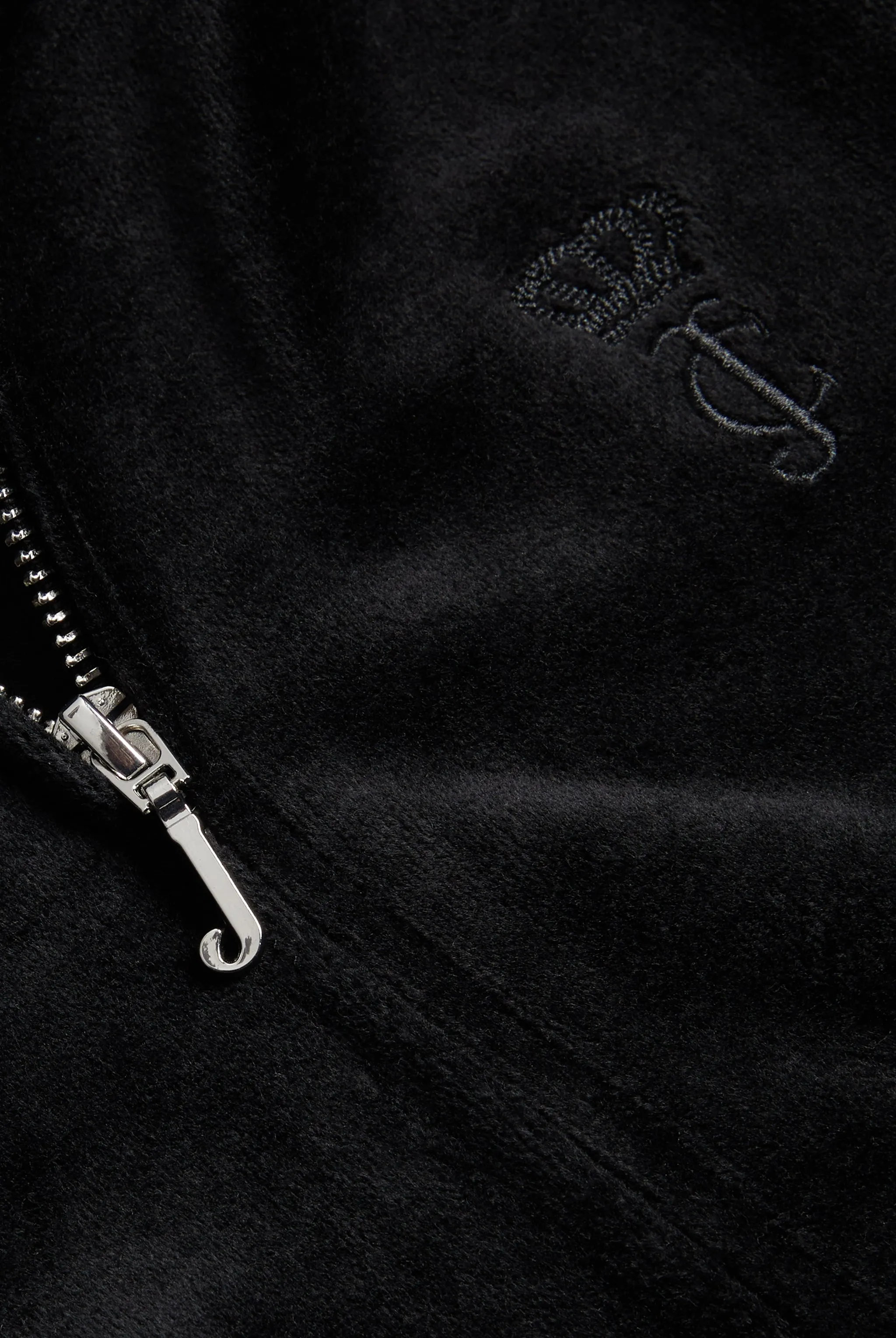 BLACK BAMBOO VELOUR HERITAGE HOODIE