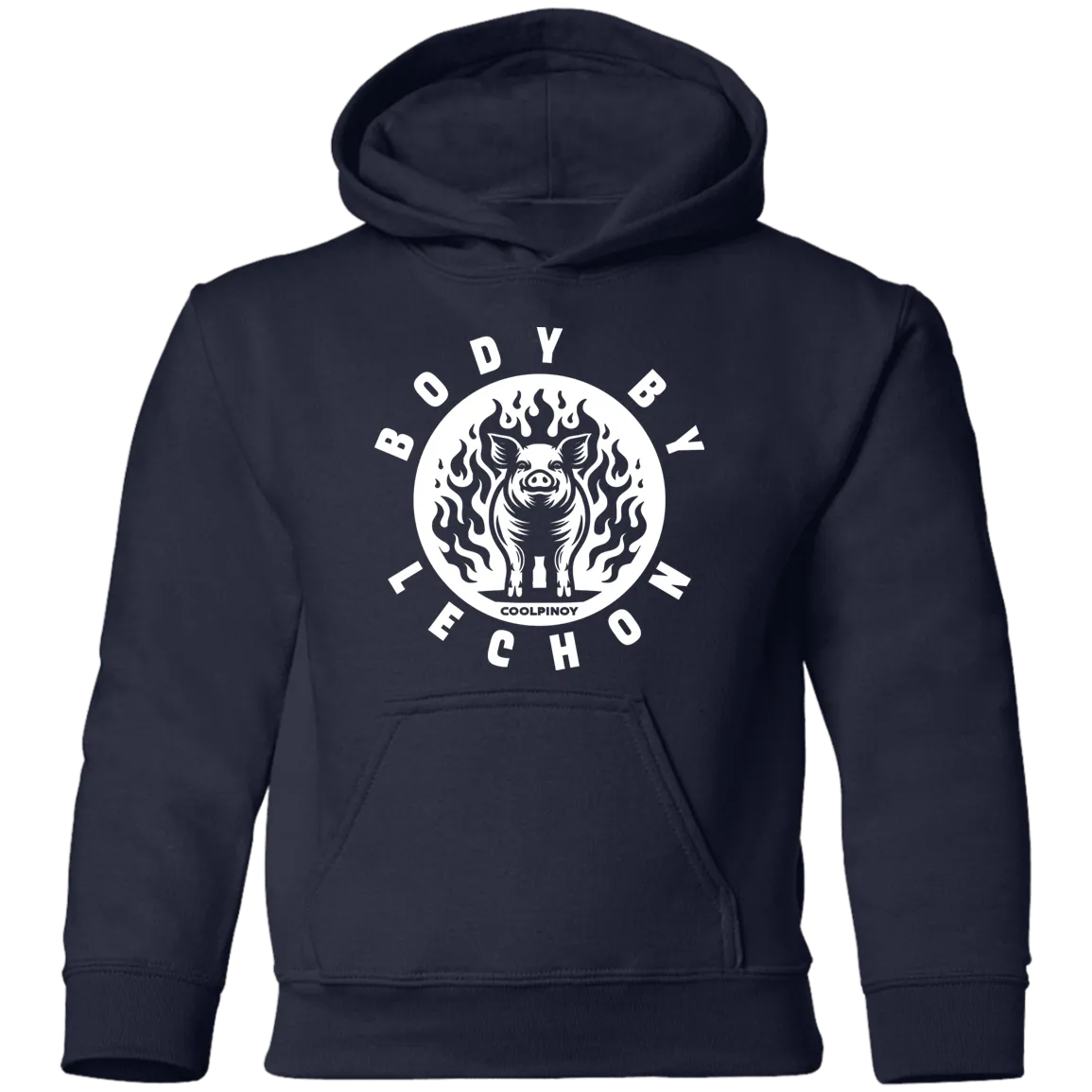 Body By Lechon Circle Youth Pullover Hoodie