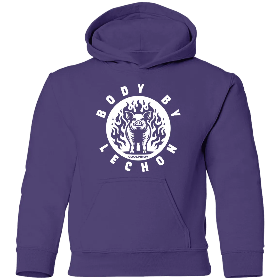 Body By Lechon Circle Youth Pullover Hoodie