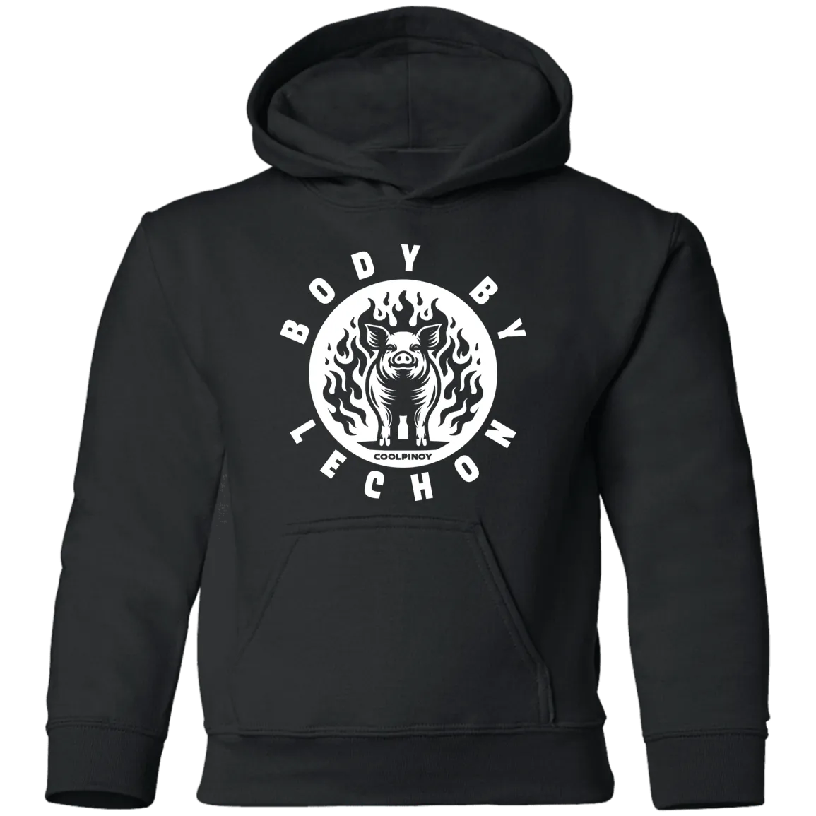 Body By Lechon Circle Youth Pullover Hoodie
