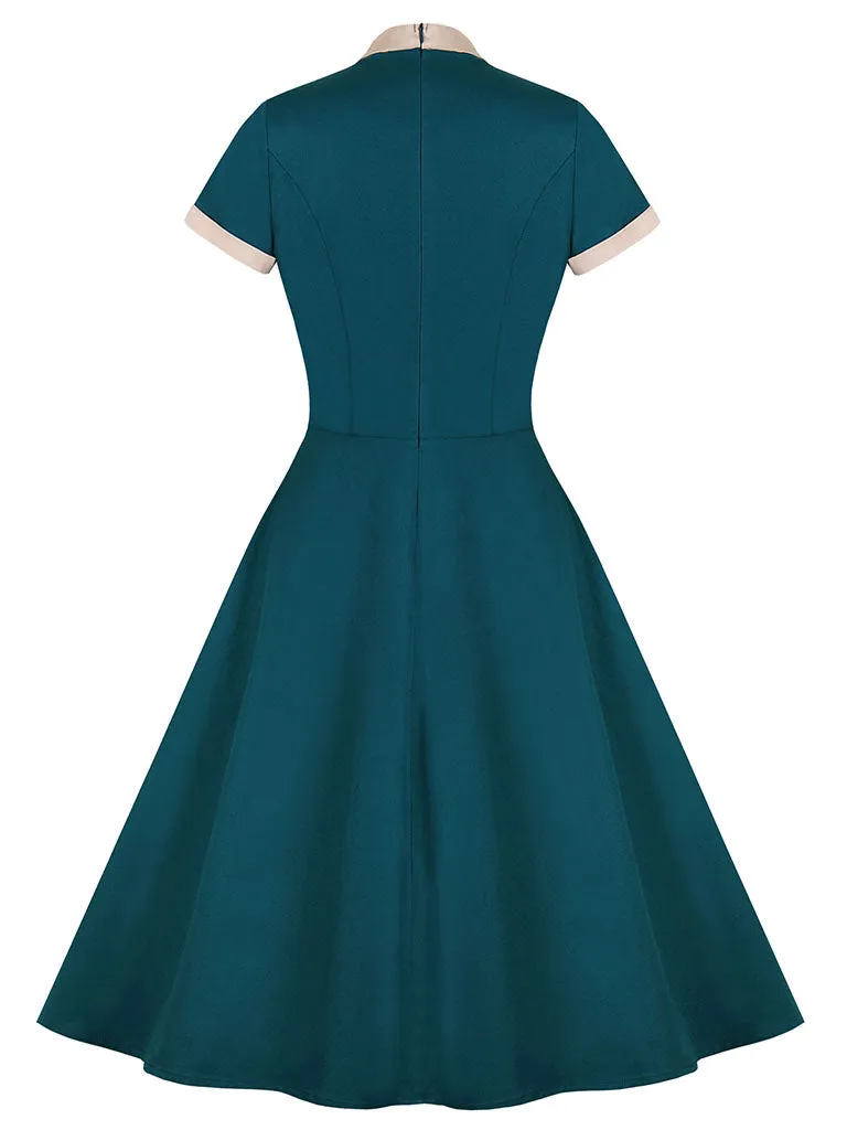 BowKnot Collar Vintage 1950S Dress