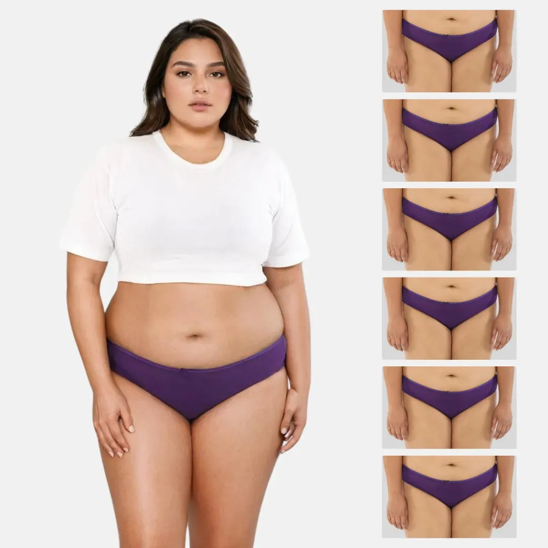 BrZee Bikinis For Curvy Women | Lightweight & Breathable | Moves With You | Pack Of 6
