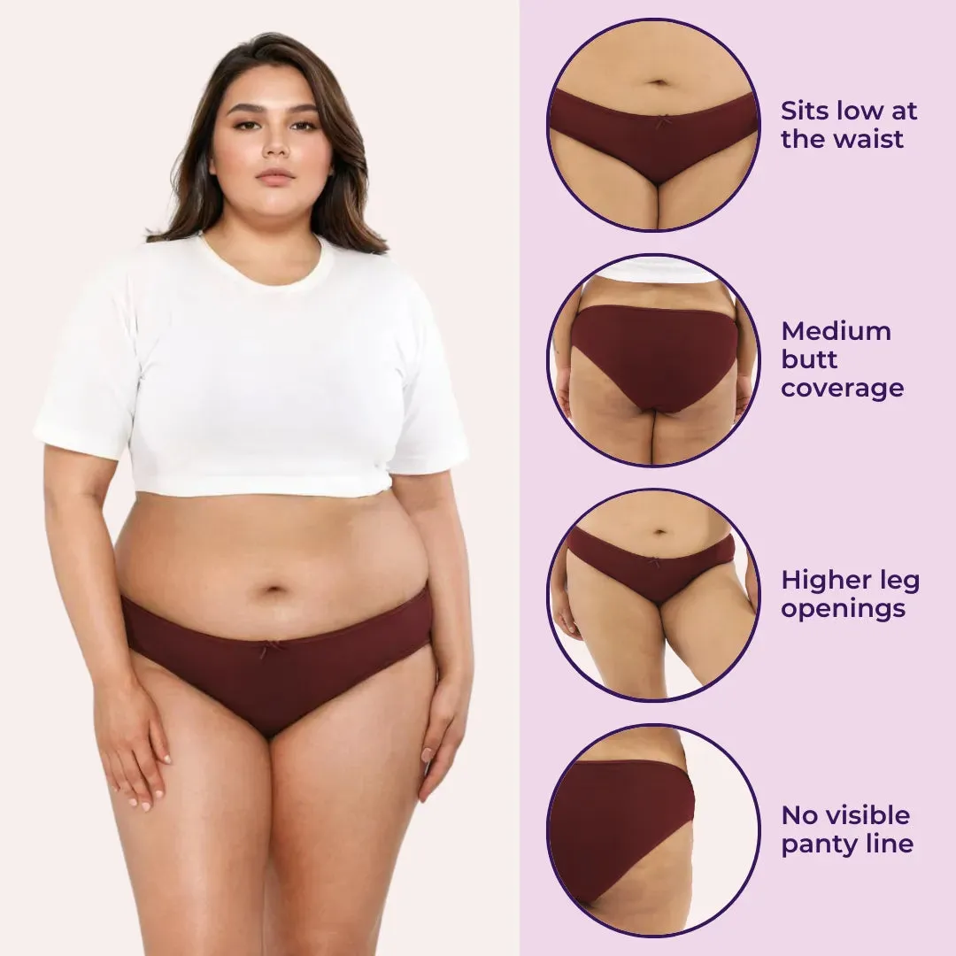 BrZee Bikinis For Curvy Women | Lightweight & Breathable | Moves With You | Pack Of 6