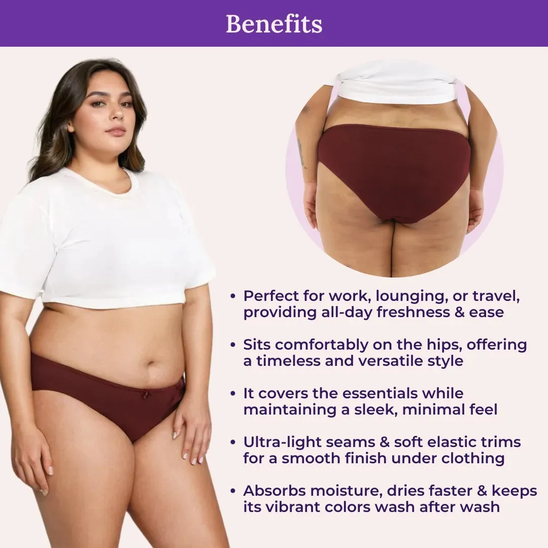 BrZee Bikinis For Curvy Women | Lightweight & Breathable | Moves With You | Pack Of 6