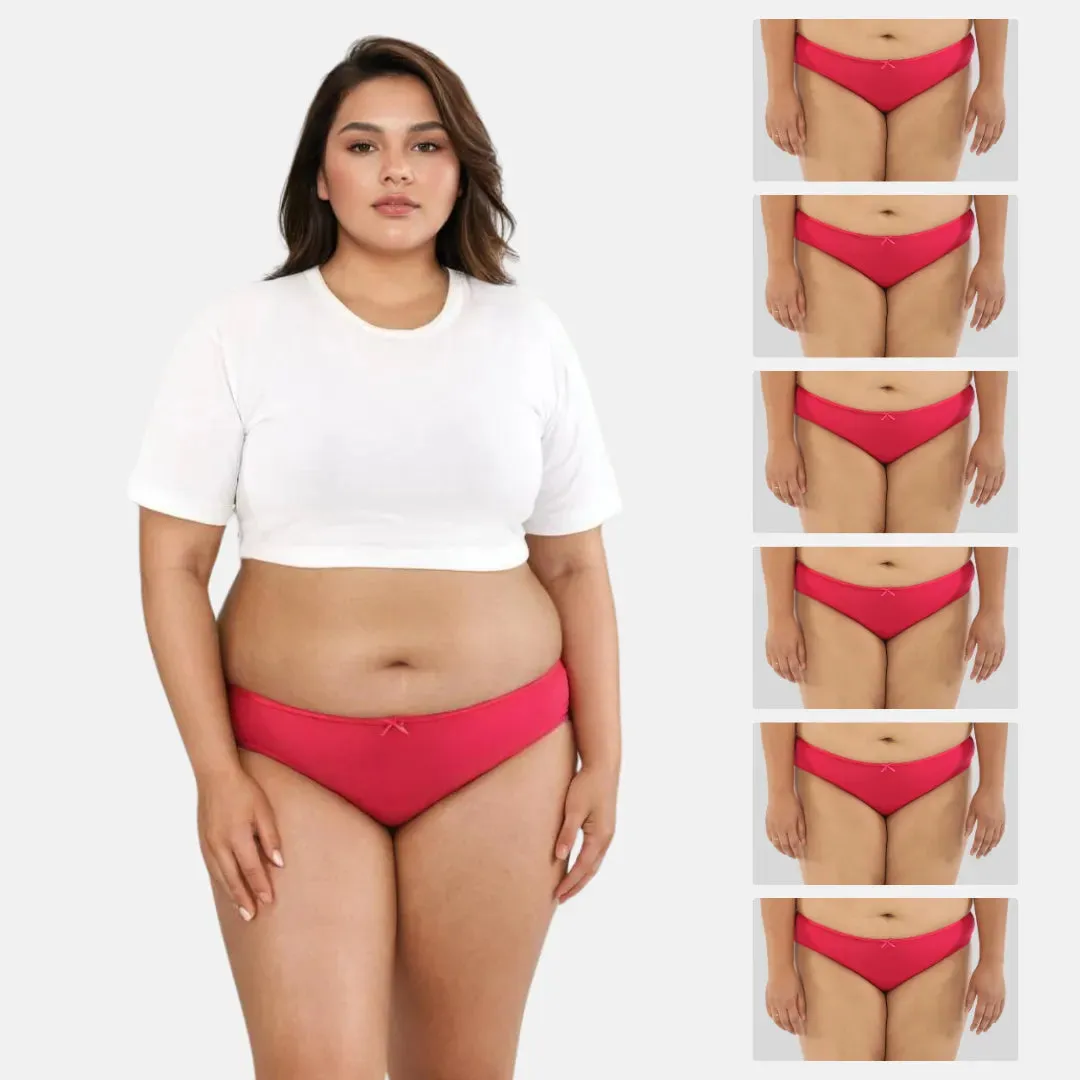 BrZee Bikinis For Curvy Women | Lightweight & Breathable | Moves With You | Pack Of 6