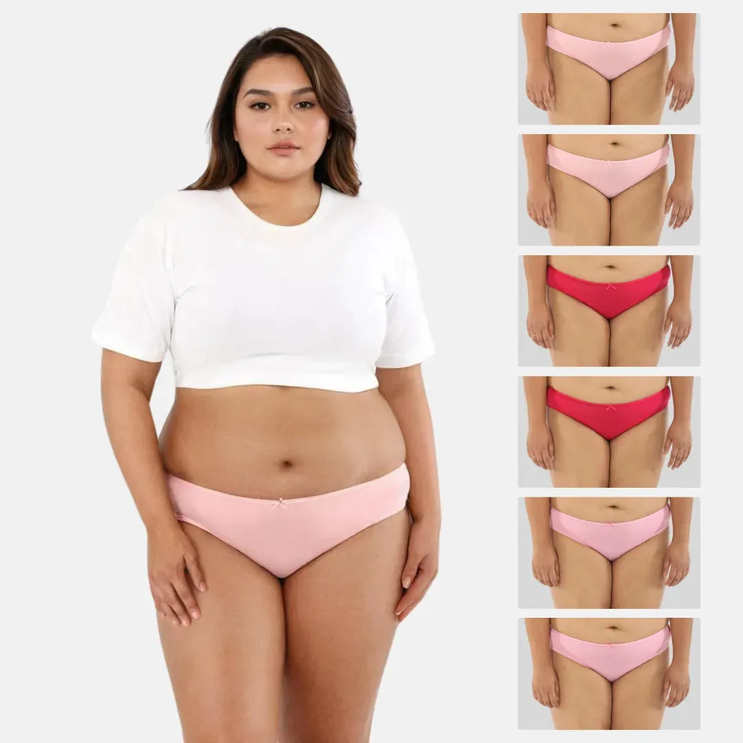BrZee Bikinis For Curvy Women | Lightweight & Breathable | Moves With You | Pack Of 6