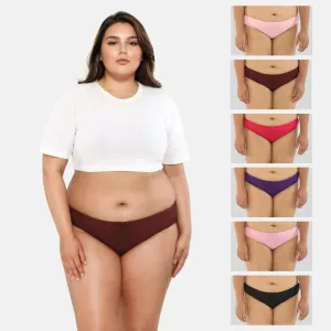 BrZee Bikinis For Curvy Women | Lightweight & Breathable | Moves With You | Pack Of 6