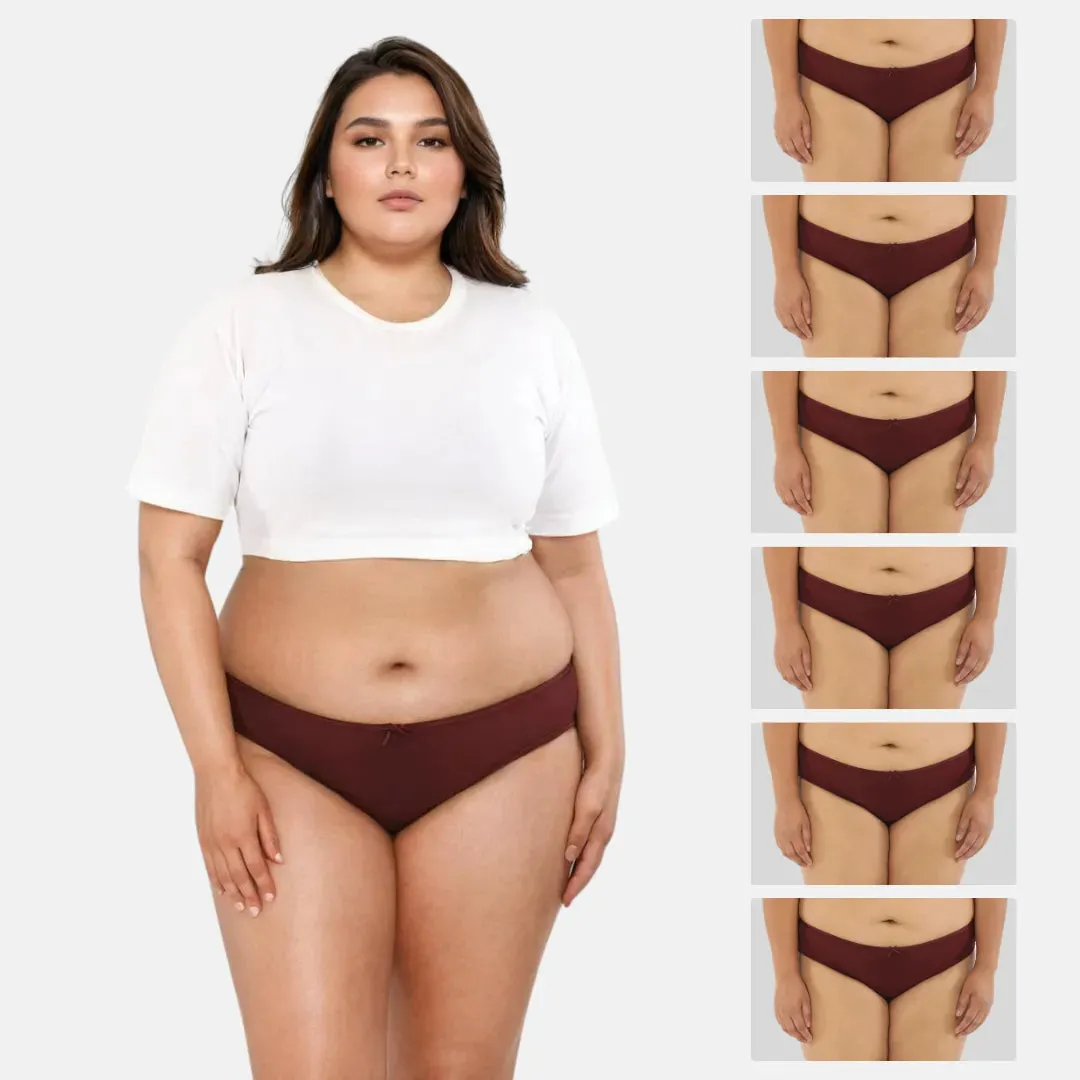 BrZee Bikinis For Curvy Women | Lightweight & Breathable | Moves With You | Pack Of 6