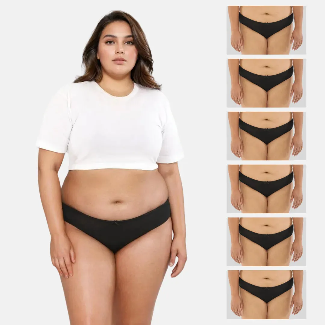 BrZee Bikinis For Curvy Women | Lightweight & Breathable | Moves With You | Pack Of 6