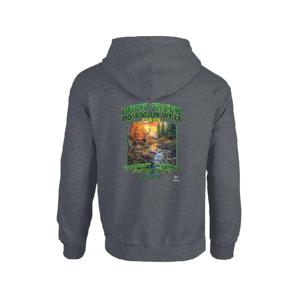 BUCK CREEK * BOWMAN WELL FIRES FIRE HOODIE