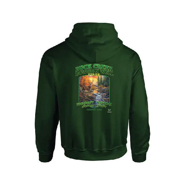 BUCK CREEK * BOWMAN WELL FIRES FIRE HOODIE