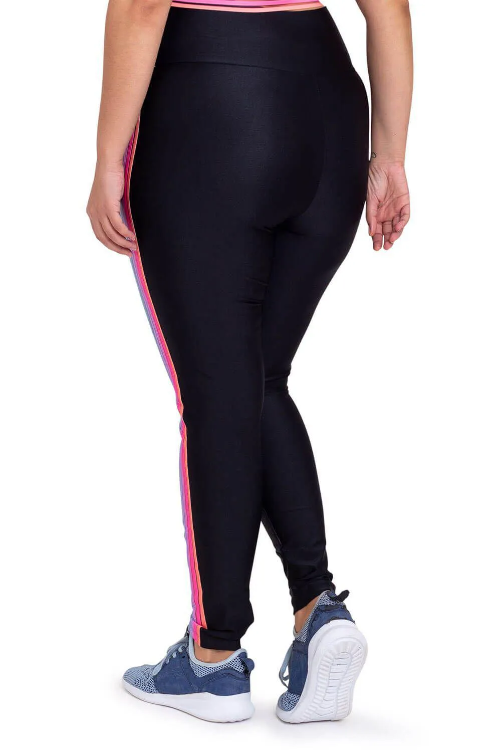 Cajubrasil Plus Size Celebrate Legging Pants - Black