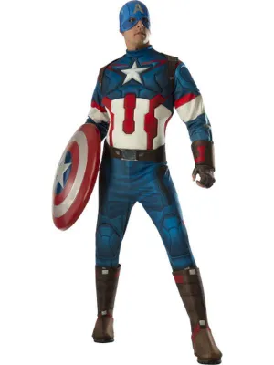 Captain America Avengers 2 Deluxe Size Xl