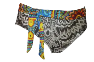 Carnaval print high waisted Bikini Bottom