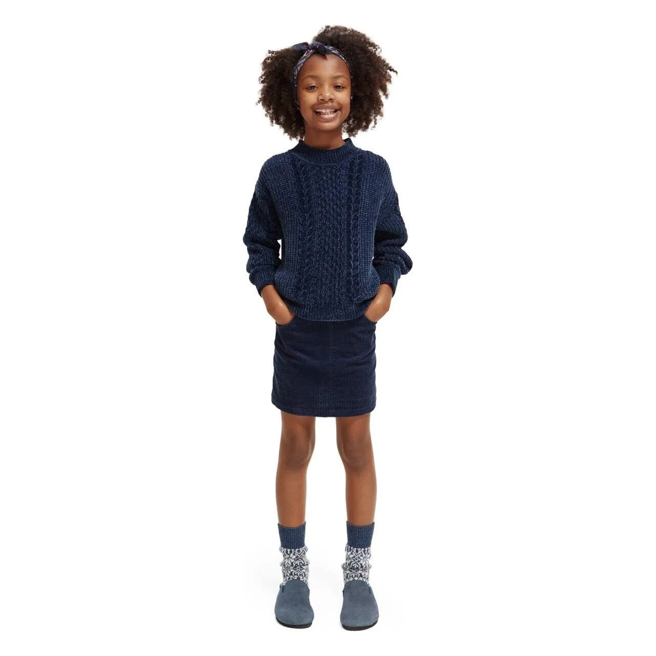 Chenille Cable Knit Pullover