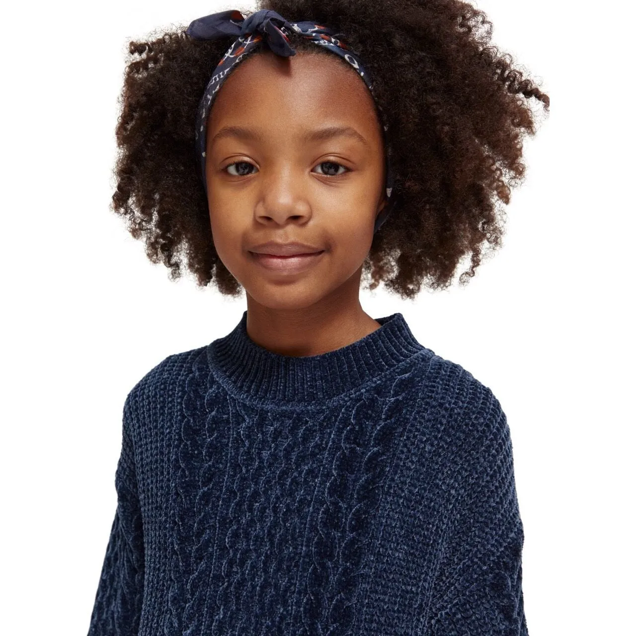 Chenille Cable Knit Pullover