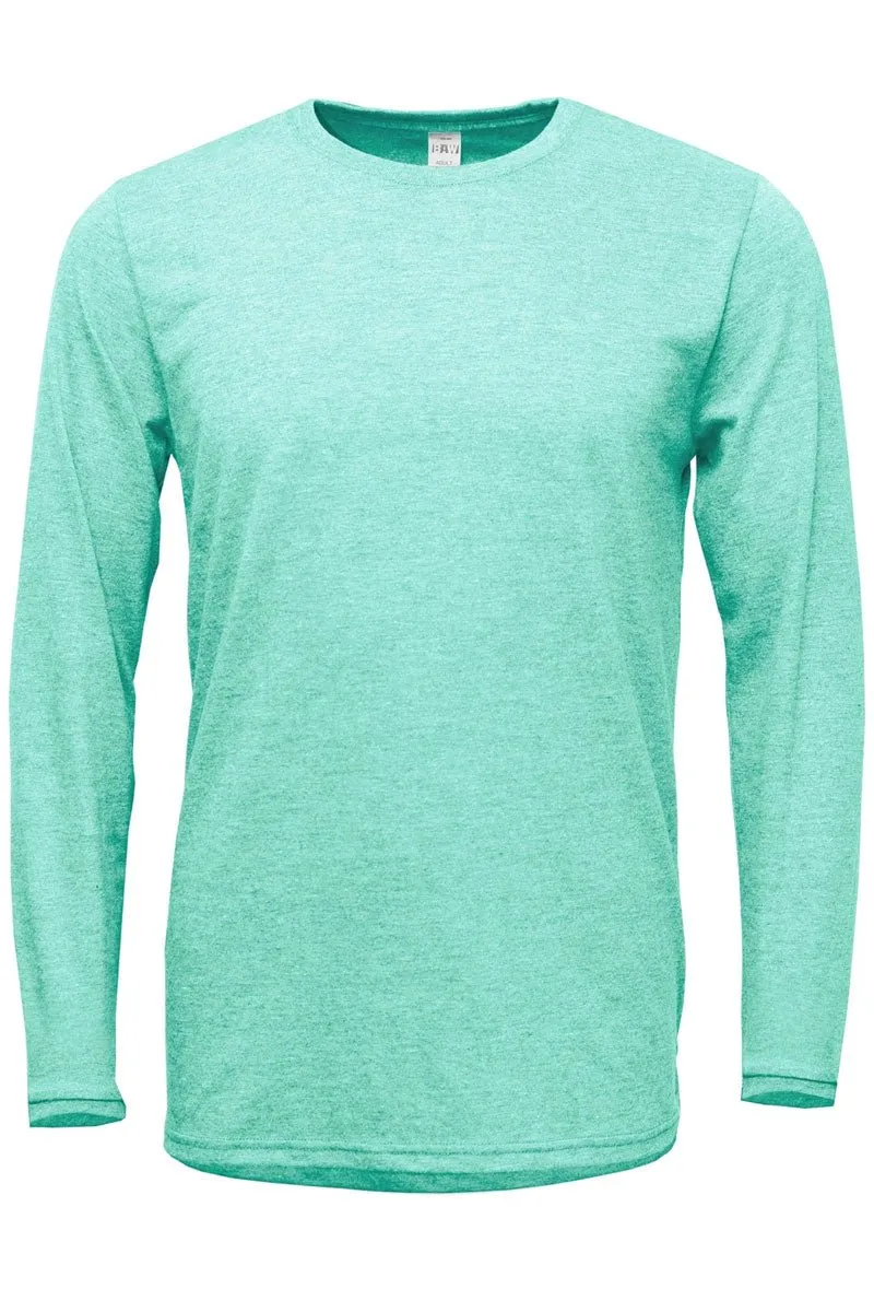 Christmas Tree Preppy Blossom Adult Soft-Tek Blend Long Sleeve Tee