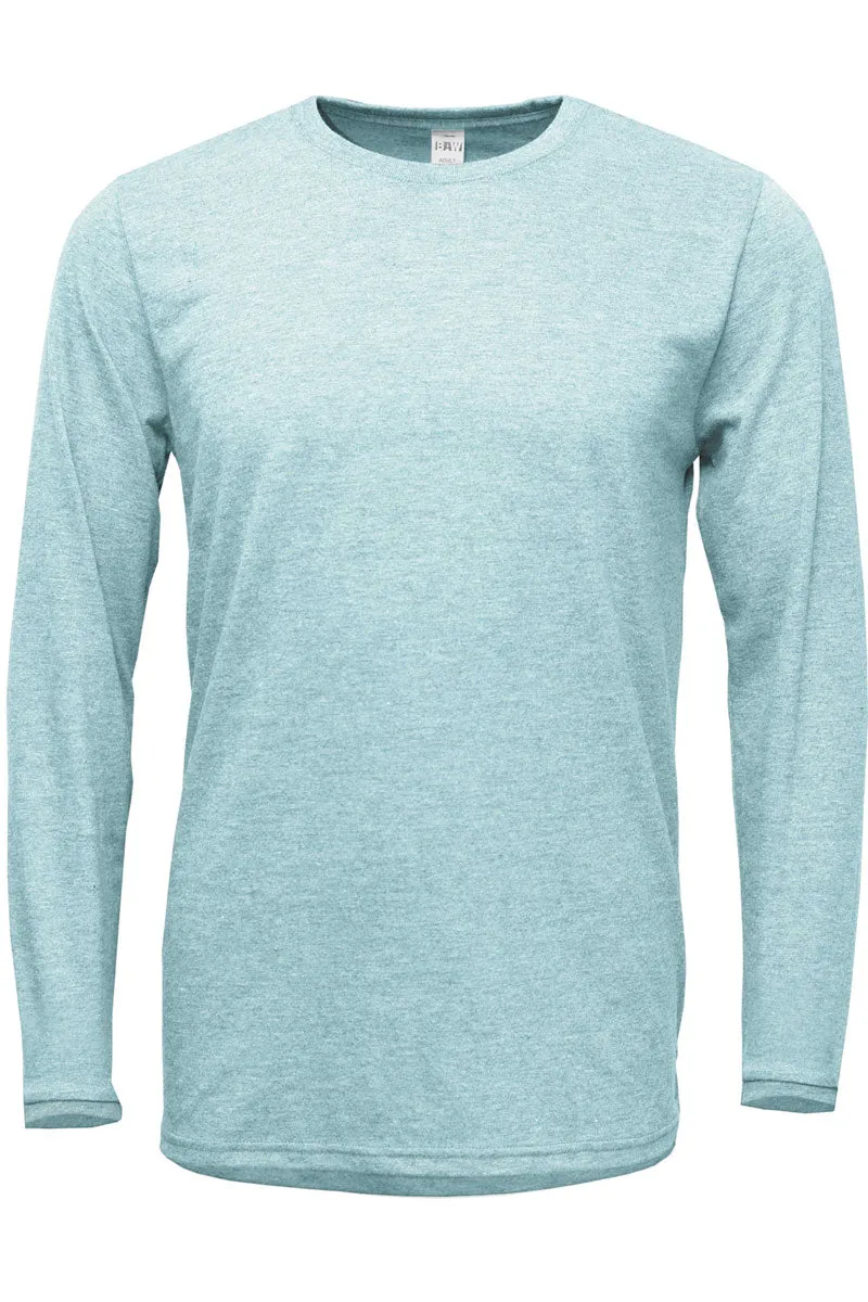 Christmas Tree Preppy Blossom Adult Soft-Tek Blend Long Sleeve Tee