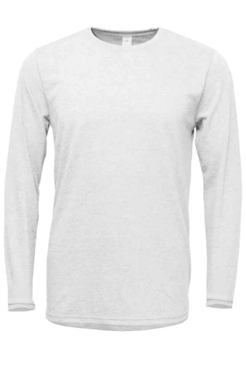 Christmas Tree Preppy Blossom Adult Soft-Tek Blend Long Sleeve Tee