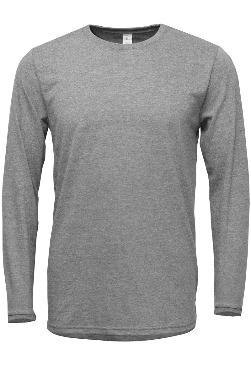 Christmas Tree Preppy Blossom Adult Soft-Tek Blend Long Sleeve Tee