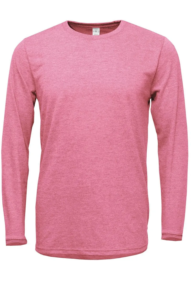 Christmas Tree Preppy Blossom Adult Soft-Tek Blend Long Sleeve Tee