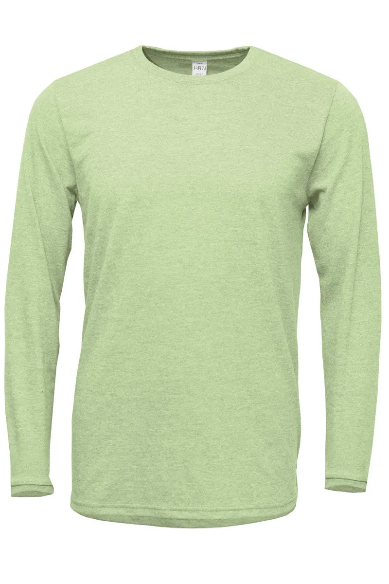 Christmas Tree Preppy Blossom Adult Soft-Tek Blend Long Sleeve Tee
