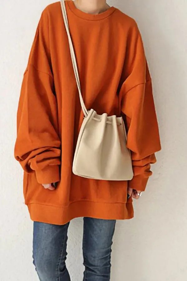 Cozy Cotton Round Neck Sweatshirt