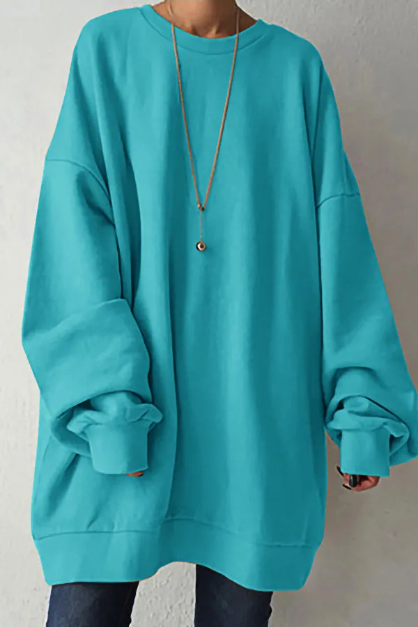 Cozy Cotton Round Neck Sweatshirt