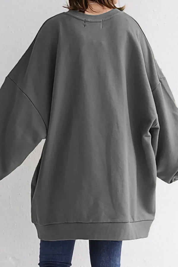 Cozy Cotton Round Neck Sweatshirt