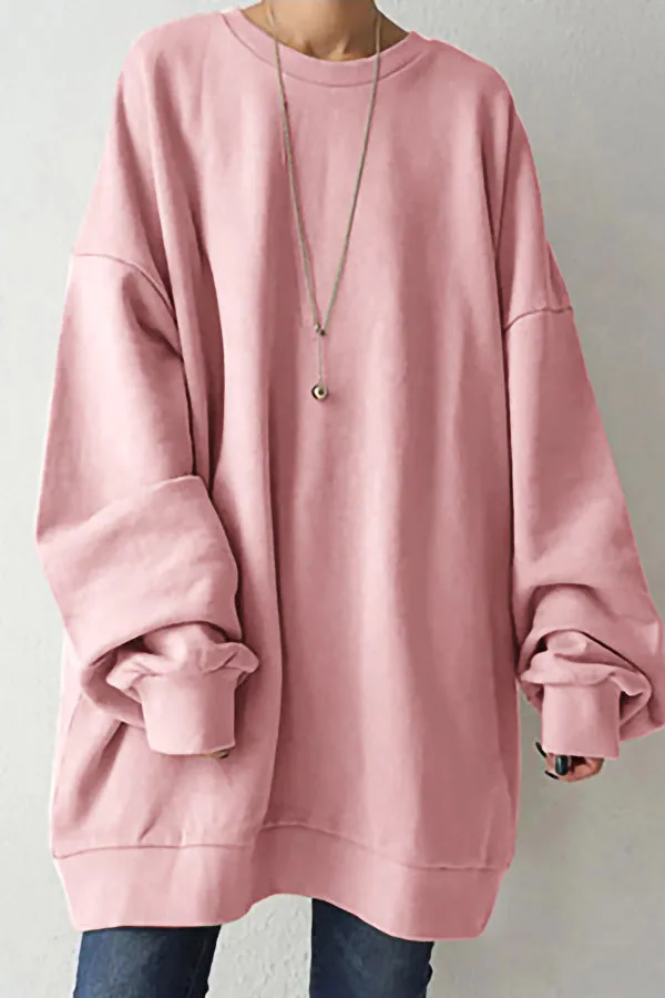 Cozy Cotton Round Neck Sweatshirt