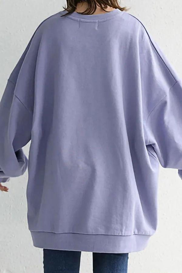 Cozy Cotton Round Neck Sweatshirt