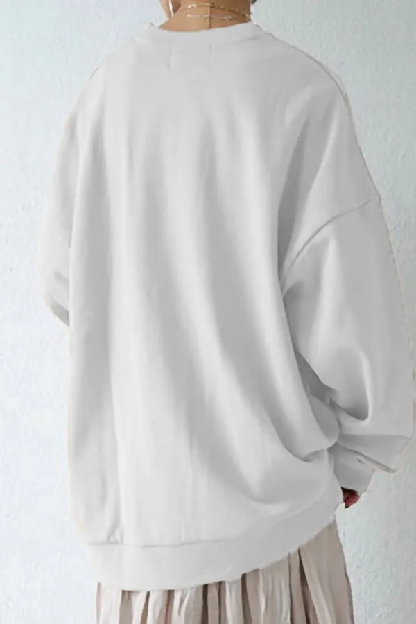 Cozy Cotton Round Neck Sweatshirt