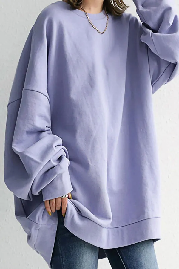 Cozy Cotton Round Neck Sweatshirt