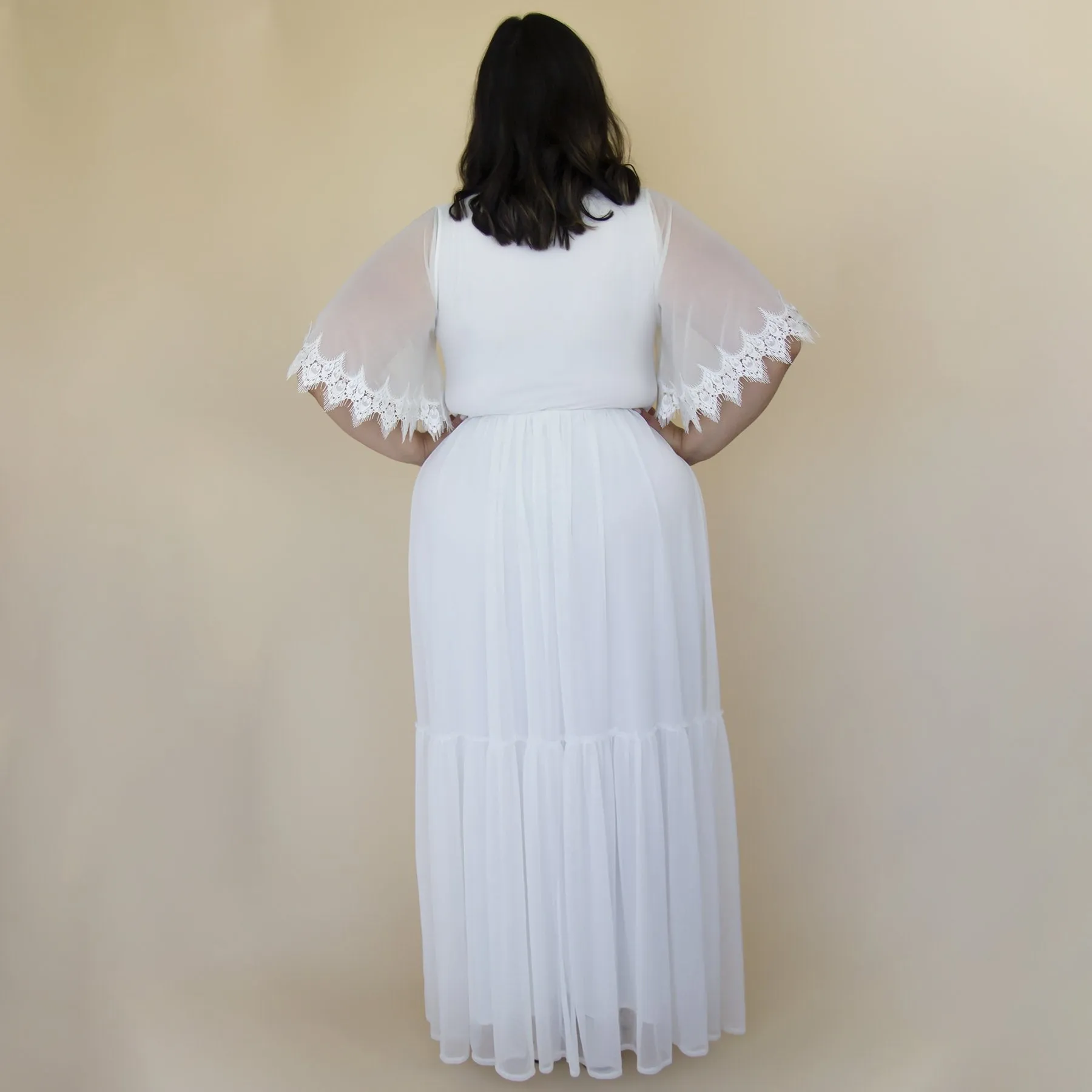 Curvy Chiffon dress #1313
