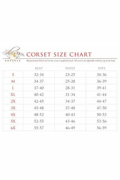 Deluxe Four Piece Sequin Angel Corset Costume