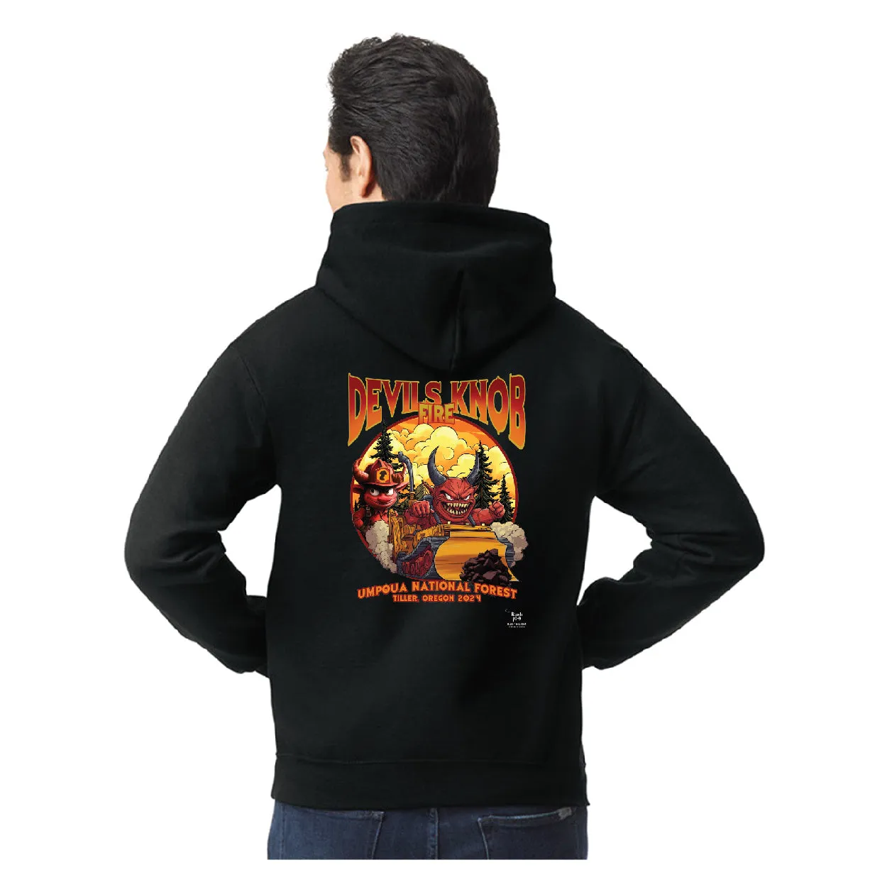 DEVIL'S KNOB FIRE HOODIE