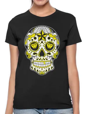 Dia De Los Muertos Sugar Skull Women's T-shirt