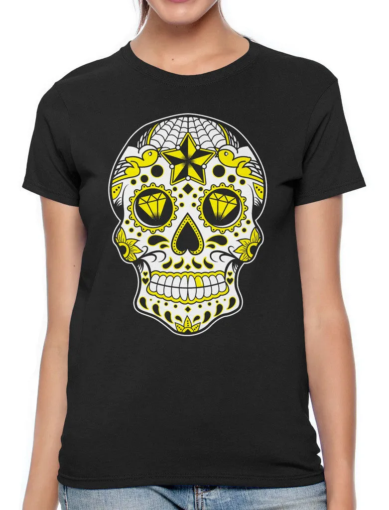 Dia De Los Muertos Sugar Skull Women's T-shirt