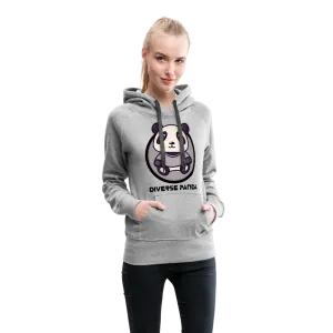 Diverse Panda Sephia Themed Women’s Premium Hoodie