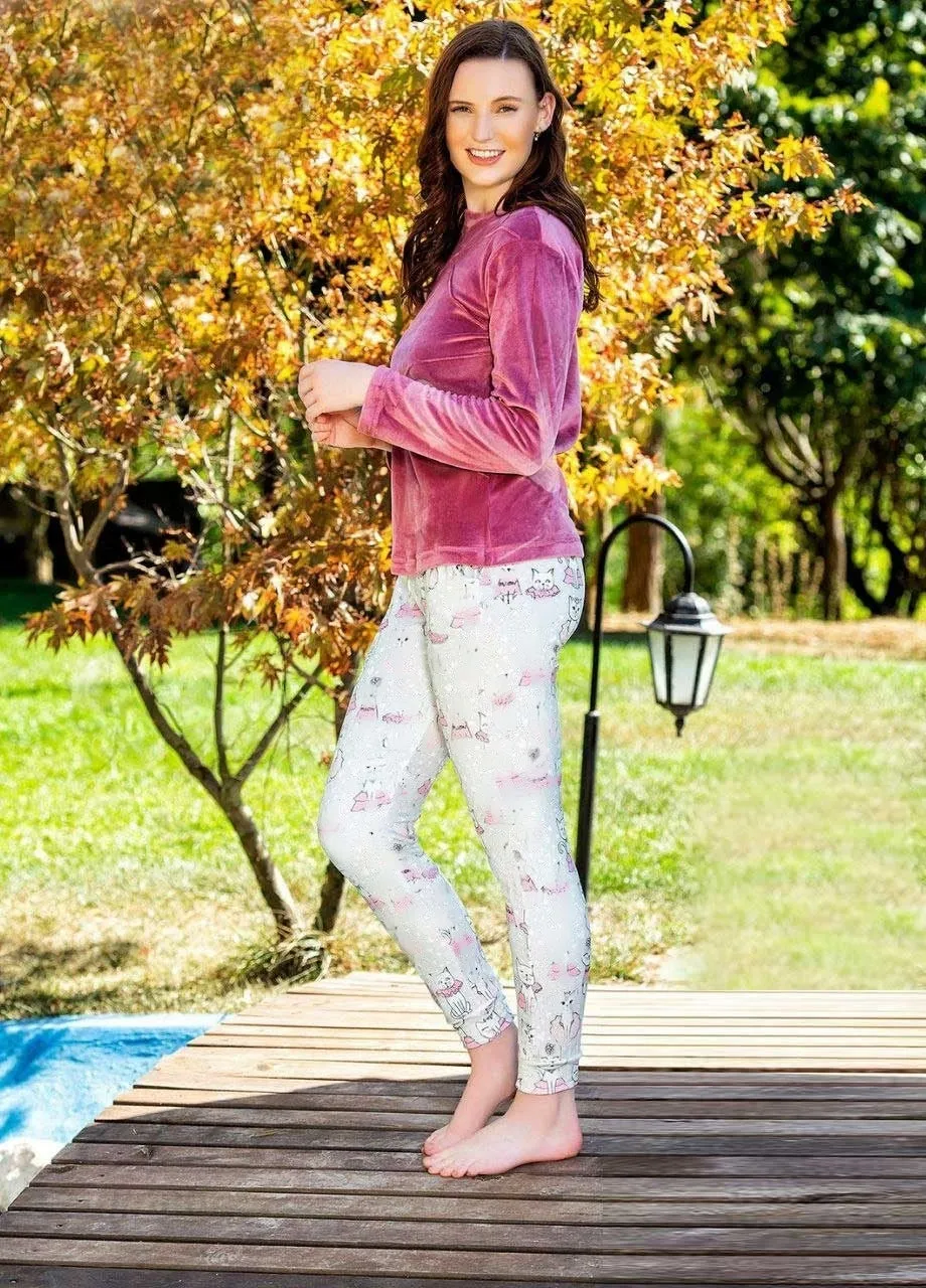 Elegant Turkey velor pajamas