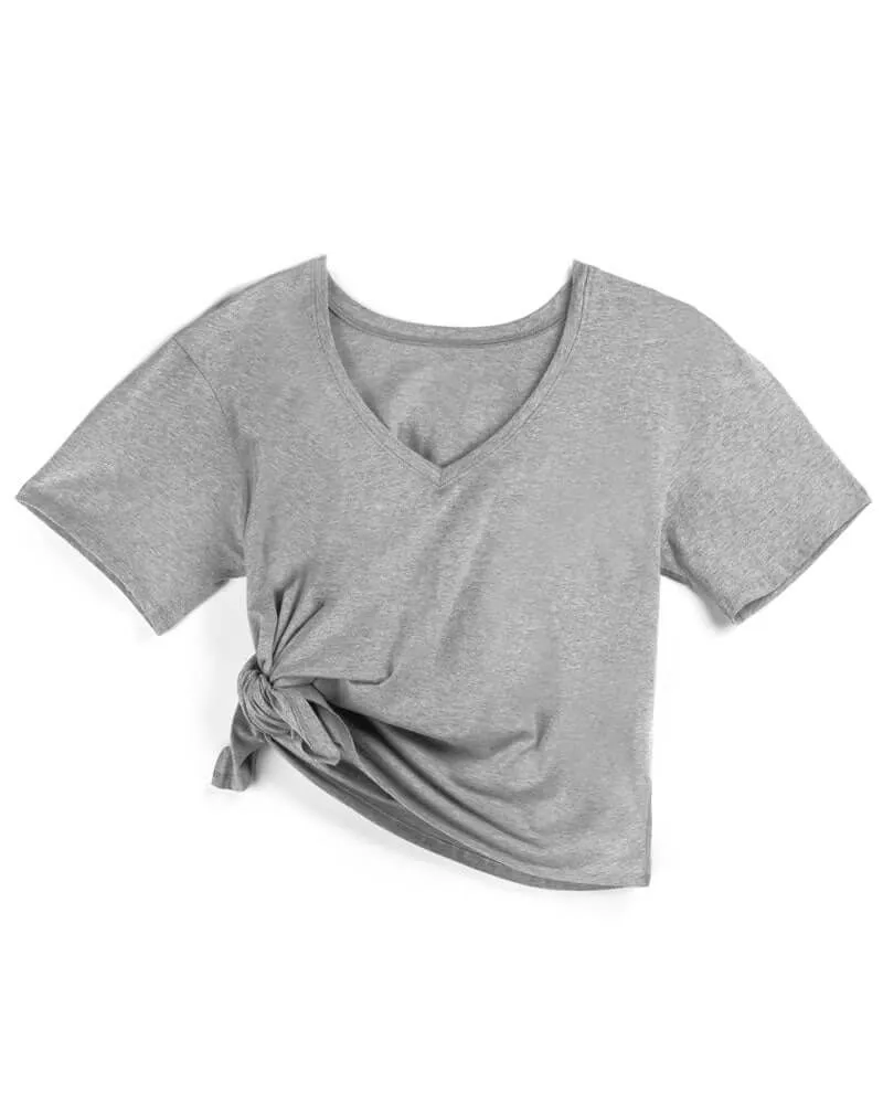 Everywhere Nursing & Maternity V-Neck Tee | The Neutrals