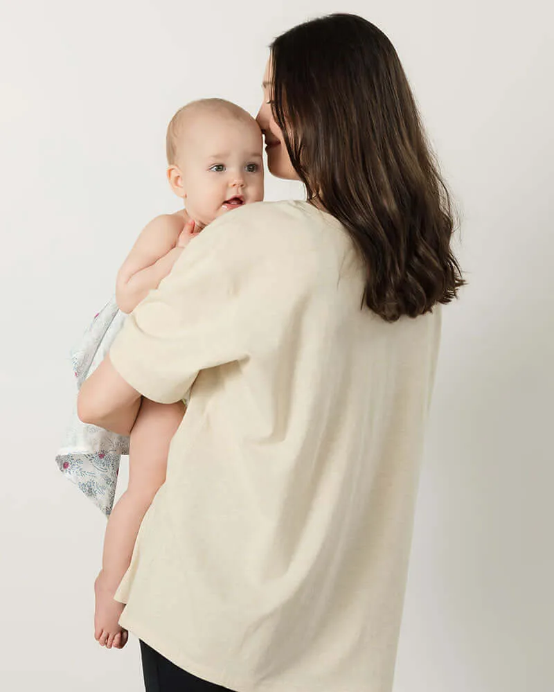 Everywhere Nursing & Maternity V-Neck Tee | The Neutrals