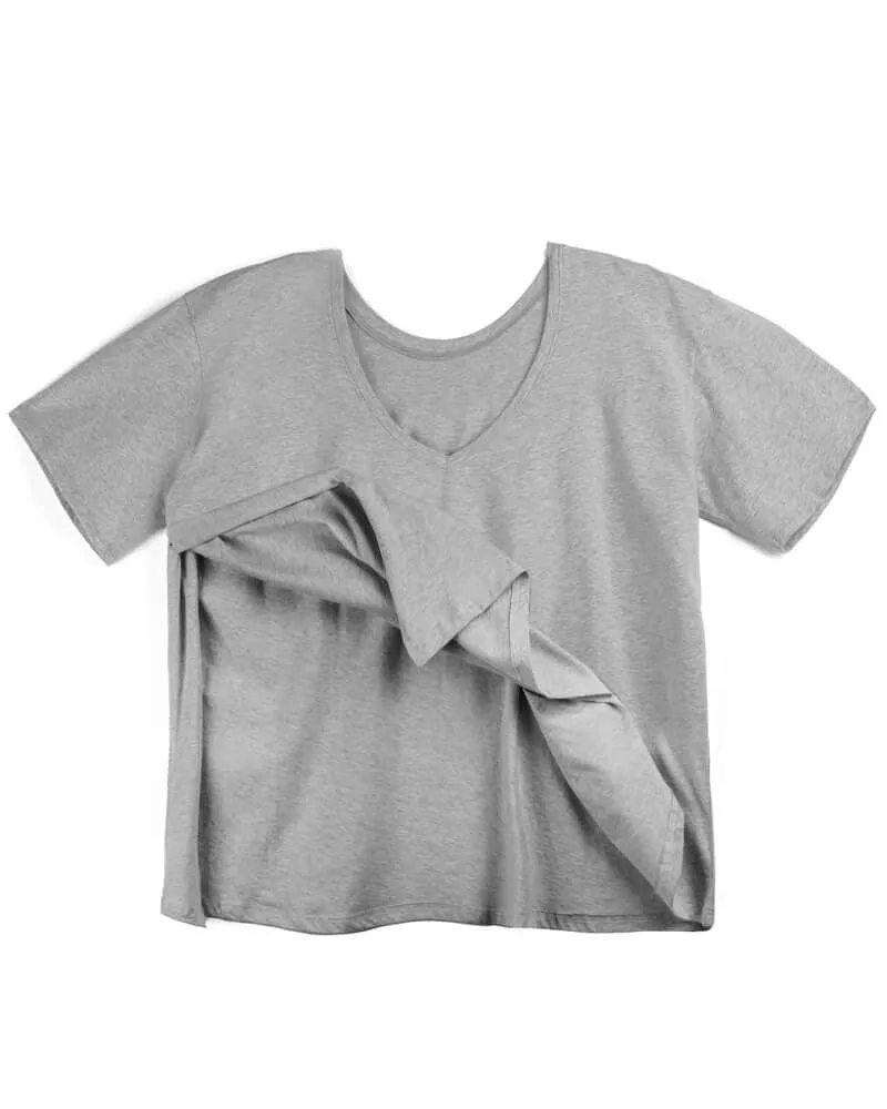 Everywhere Nursing & Maternity V-Neck Tee | The Neutrals