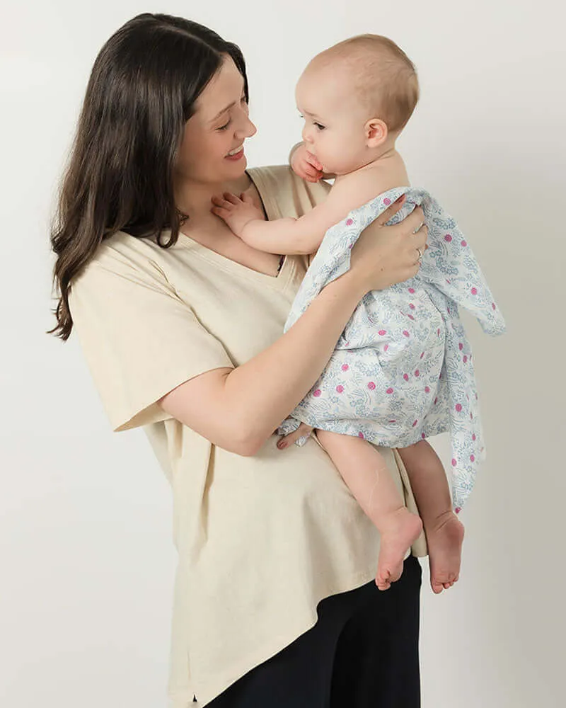 Everywhere Nursing & Maternity V-Neck Tee | The Neutrals